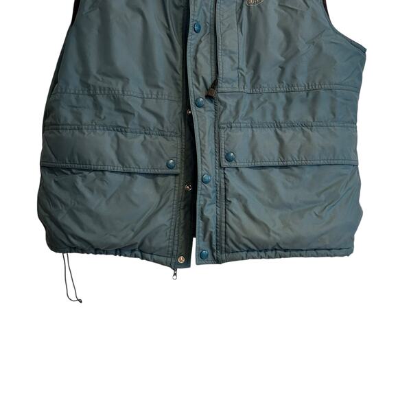 Vintage REI Green Down Filled Vest Mens Sz Large Nylon Puffer Full Zip Outdoor - Picture 12 of 16